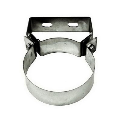 Fascetta murale canna fumaria DN 130 tubo acciaio inox 316